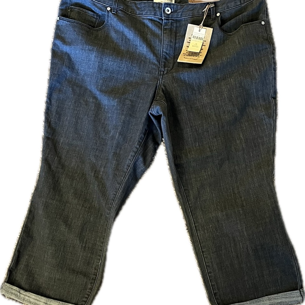 NWT Coldwater Creek Denim Cropped Denim Jeans Size 18